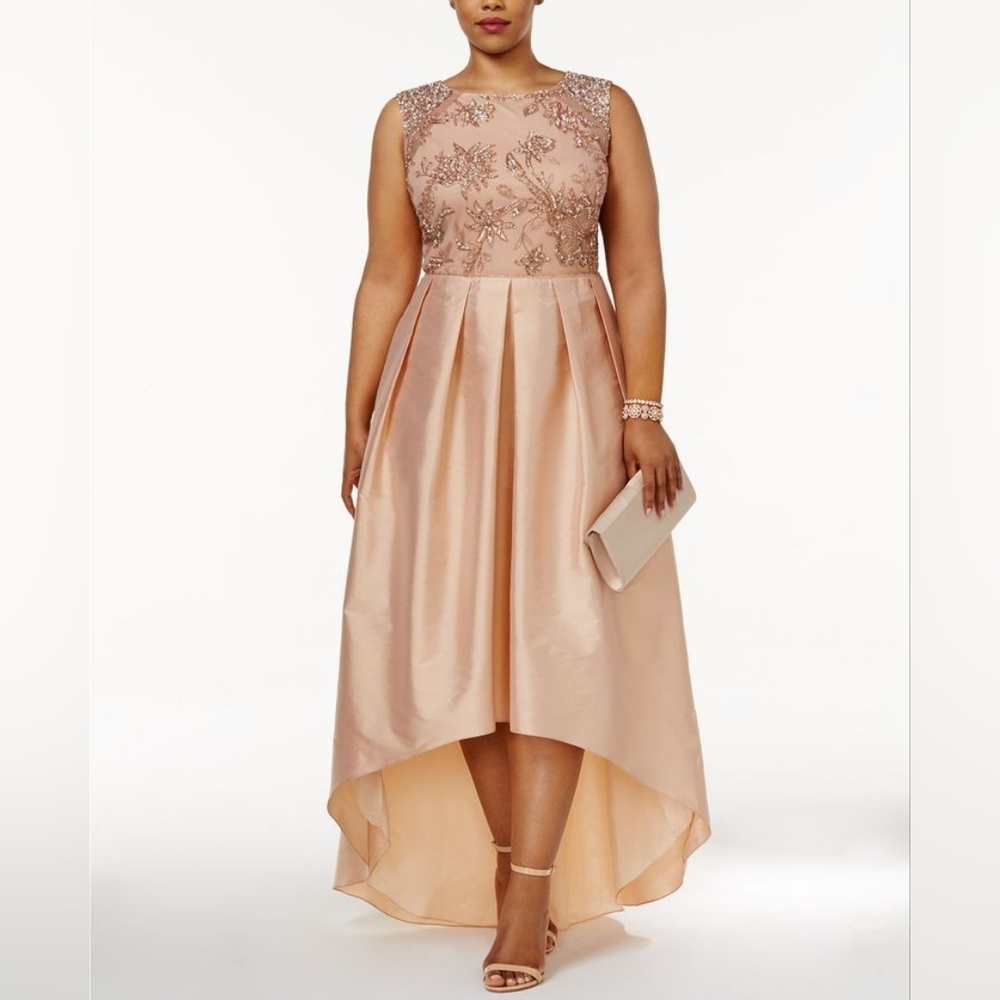 Rose gold ball gown Size 22W